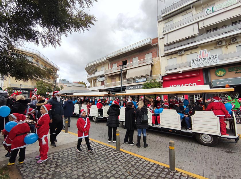 Συμμετοχή της Βιβλιοχαρτεμπορικής στο Santa Run του Δήμου Κορυδαλλού