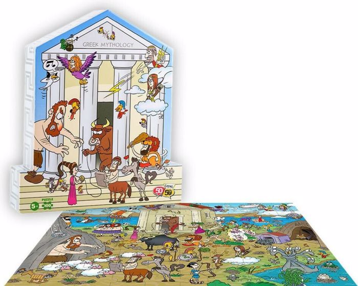PUZZLE ELLINIKI MuThOLOGA 100 TEM.