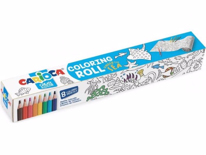 SET ZOGAFIKIS CARIOCA COLORING ROLL UNDER THE SEA