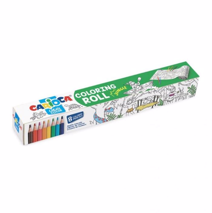 SET ZOGAFIKIS CARIOCA COLORING ROLL JUNGLE
