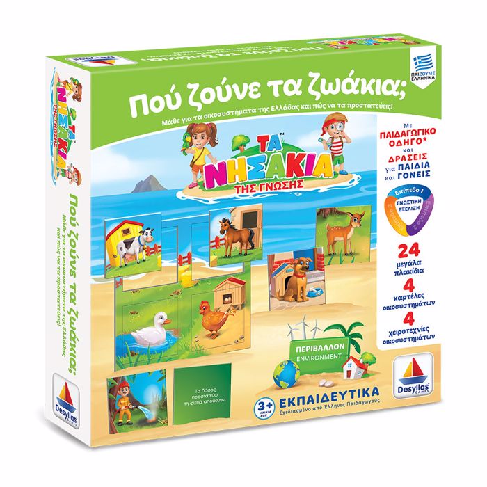 TA NISAKIA TIS GOSIS: POu ZOuNE TA ZOAKIA?