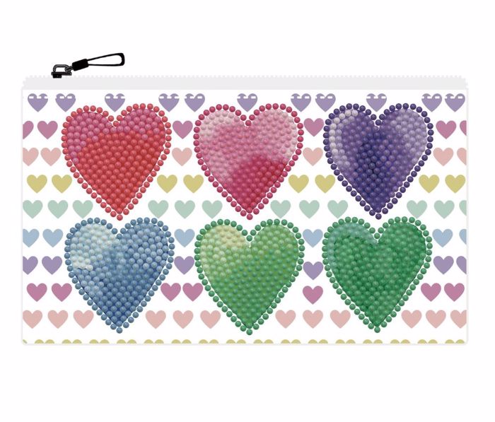 DIAMOND DOTZ KASETINA LOVE HEARTS