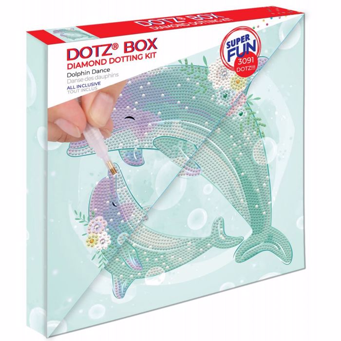 DIAMOND DOTZ KAMBADAKI 28*28CM DOLPHIN DANCE