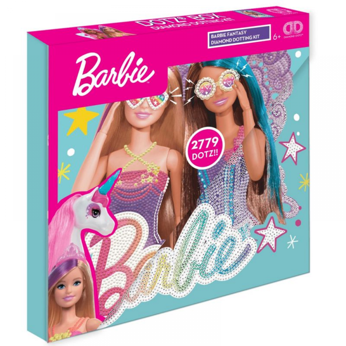 DIAMOND DOTZ KAMBADAKI 28*28CM BARBIE FANTASY