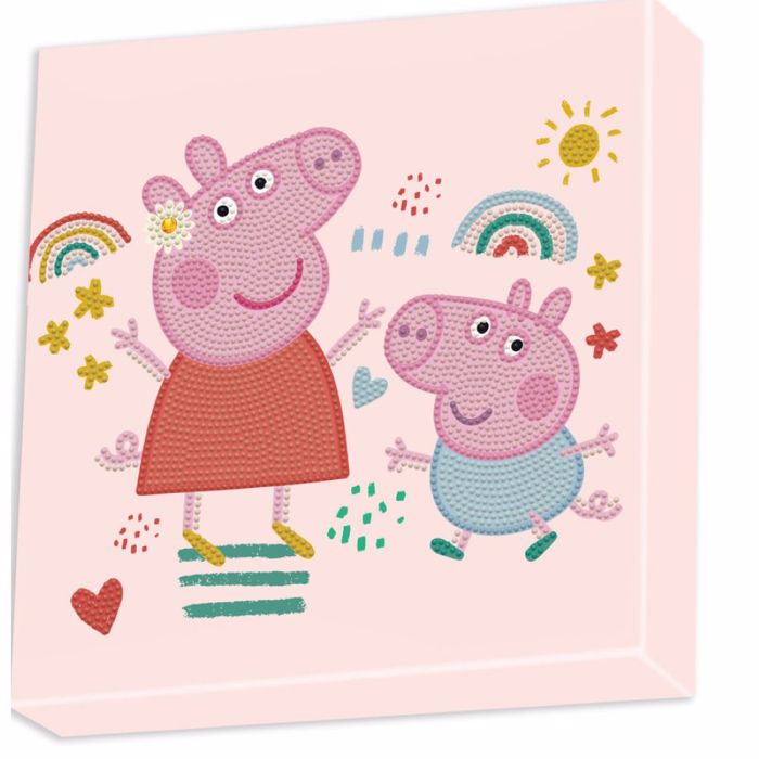 DIAMOND DOTZ KAMBADAKI 28*28CM HAPPY DAYS,PEPPA PIG
