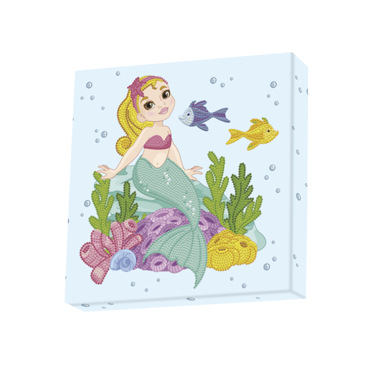 DIAMOND DOTZ ΚΑΜΒΑΔΑΚΙ 28*28CM LITTLE MERMAID