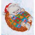 DIAMOND DOTZ SNUG CHRISTMAS KITTY