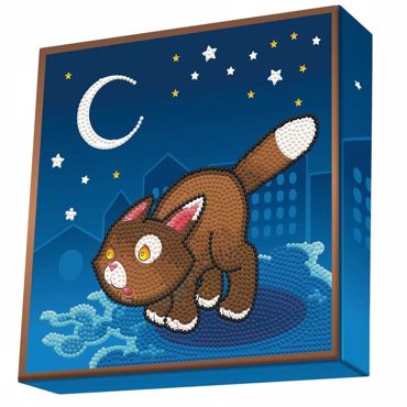 DIAMOND DOTZ ΚΑΜΒΑΔΑΚΙ 22*22CM FEARLESS CAT