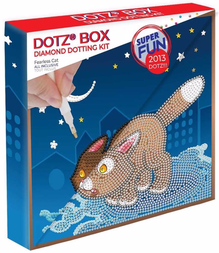 DIAMOND DOTZ KAMBADAKI 22*22CM FEARLESS CAT