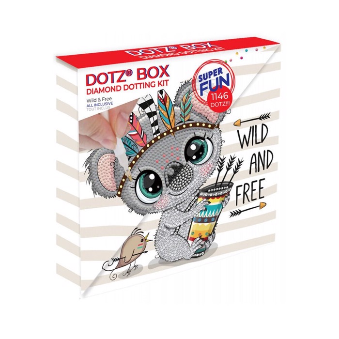 DIAMOND DOTZ KAMBADAKI 22*22CM WILD & FREE