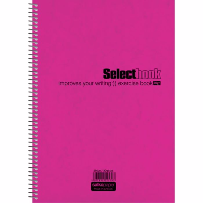 SALKO TETRADIO SPIRAL A4 SELECTBOOK 120f./4th.