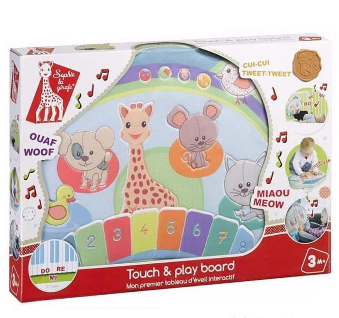 SOPHIE LA GIRAFE TOUCH AND PLAY BOARD