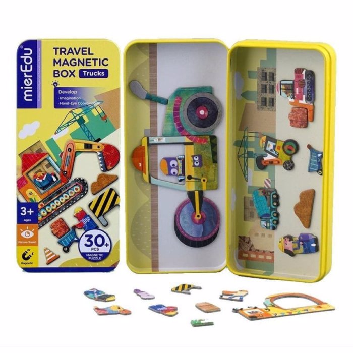 MIEREDU MAGITIKO KOuTI PUZZLE TRUCKS