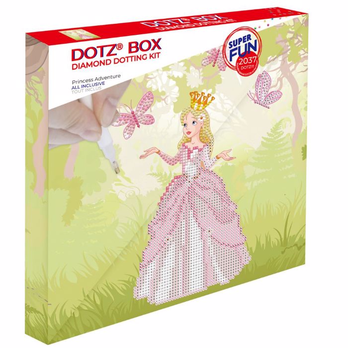 DIAMOND DOTZ KAMBADAKI 28*28CM PRINCESS ADVENTURE
