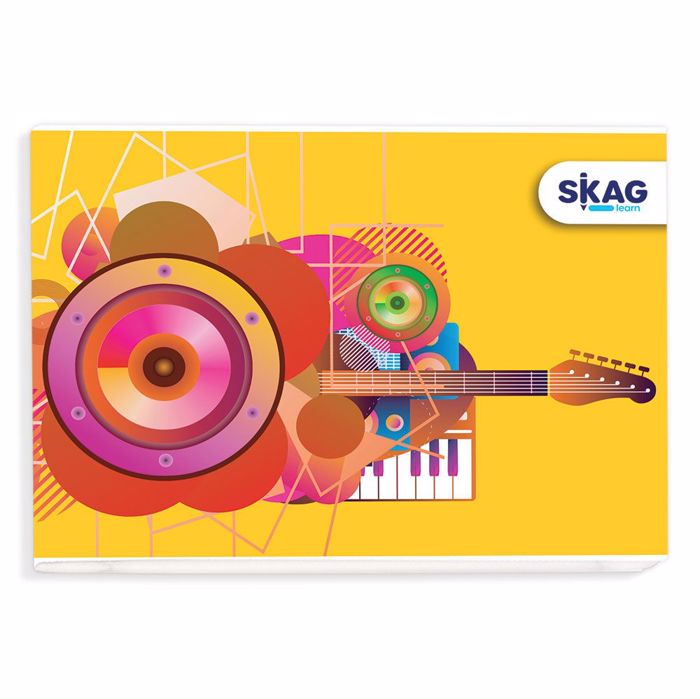 SKAG ΤΕΤΡΑΔΙΑ ΜΟΥΣΙΚΗΣ ΠΛΑΓΙΑ 14X20 40Φ 70ΓΡ SKAG TETRADIA MOuSIKIS PLAGA 14X20 40F 70G