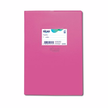 SKAG ΤΕΤΡΑΔΙΟ ΜΕ ΚΑΛΥΜΜΑ ΡΟΖ 17X25 ΡΙΓΕ 50Φ 80ΓΡ