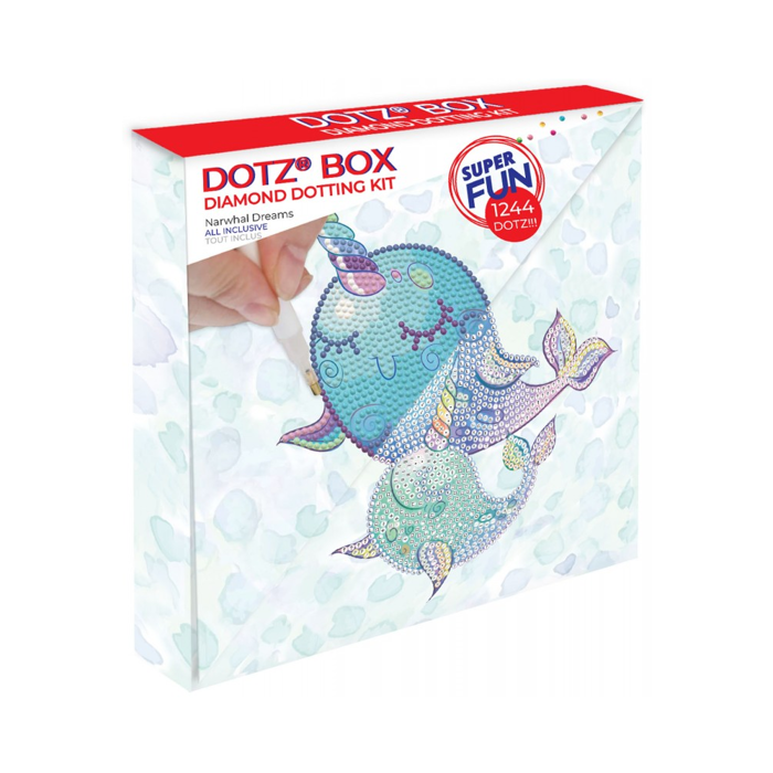 DIAMOND DOTZ KAMBADAKI 22*22CM NARWHAL DREAMS