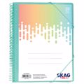 SKAG SOuPL SPIRAL A4 20Th ME LASTIXO & ThIKI-PASTEL XROMATA