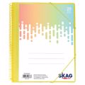 SKAG SOuPL SPIRAL A4 20Th ME LASTIXO & ThIKI-PASTEL XROMATA