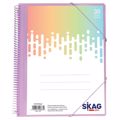 SKAG SOuPL SPIRAL A4 30Th ME LASTIXO & ThIKI-PASTEL XROMATA