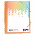 SKAG SOuPL SPIRAL A4 40Th ME LASTIXO & ThIKI-PASTEL XROMATA