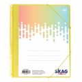 SKAG SOuPL SPIRAL A4 40Th ME LASTIXO & ThIKI-PASTEL XROMATA