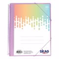 SKAG SOuPL SPIRAL A4 40Th ME LASTIXO & ThIKI-PASTEL XROMATA