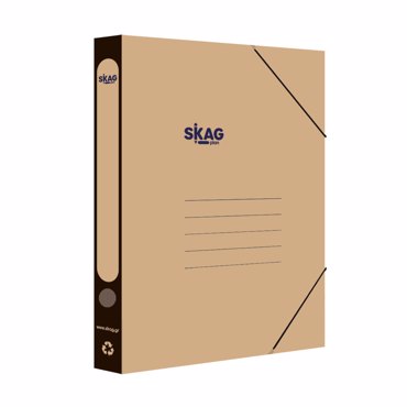 SKAG ΧΑΡΤΙΝΟ ΚΟΥΤΙ ΜΕ ΛΑΣΤΙΧΟ ΜΕ ΡΑΧΗ 3.5cm