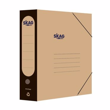 SKAG ΧΑΡΤΙΝΟ ΚΟΥΤΙ ΜΕ ΛΑΣΤΙΧΟ ΜΕ ΡΑΧΗ 8.5cm