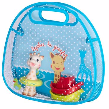 SOPHIE LA GIRAFE ΣΕΤ ΜΠΑΝΙΟΥ ΠΑΙΧΝΙΔΙ ΚΑΙ ΑΠΟΘΗΚΕΥΣΗ