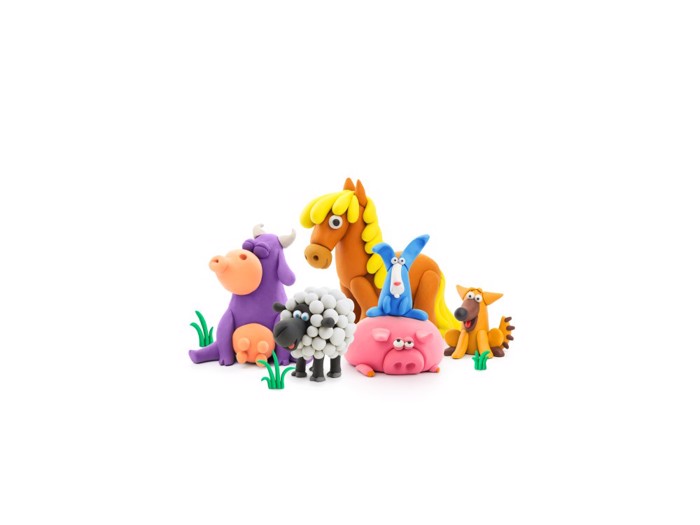 HEY CLAY FARM ANIMALS