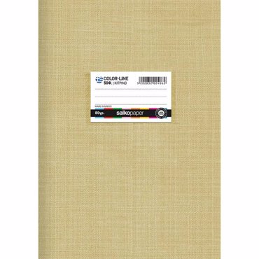 SALKO ΤΕΤΡΑΔΙΟ ΚΑΡΦΙΤΣΑ 40φ 21Χ29 ΚΙΤΡΙΝΟ COLORLINE