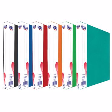 SKAG ΣΟΥΠΛ Α4 40 ΘΗΚΕΣ ΔΙΑΦΟΡΑ ΧΡΩΜΑΤΑ