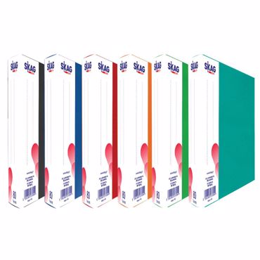 SKAG ΣΟΥΠΛ Α4 80 ΘΗΚΕΣ ΔΙΑΦΟΡΑ ΧΡΩΜΑΤΑ