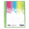 SKAG SOuPL SPIRAL A4 20Th ME LASTIXO & ThIKI-NEON XROMATA