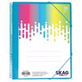 SKAG SOuPL SPIRAL A4 20Th ME LASTIXO & ThIKI-NEON XROMATA