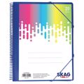 SKAG SOuPL SPIRAL A4 20Th ME LASTIXO & ThIKI-NEON XROMATA