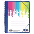 SKAG SOuPL SPIRAL A4 40Th ME LASTIXO & ThIKI-NEON XROMATA