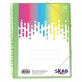 SKAG SOuPL SPIRAL A4 40Th ME LASTIXO & ThIKI-NEON XROMATA