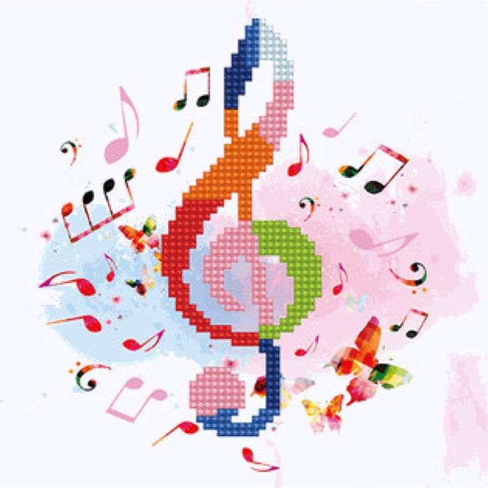 DIAMOND DOTZ TREBLE CLEF