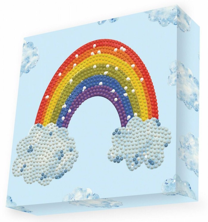 DIAMOND DOTZ KAMBADAKI 15*15CM RAINBOW SMILE