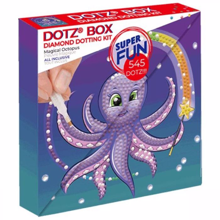 DIAMOND DOTZ KAMBADAKI 15*15CM MAGICAL OCTOPUS