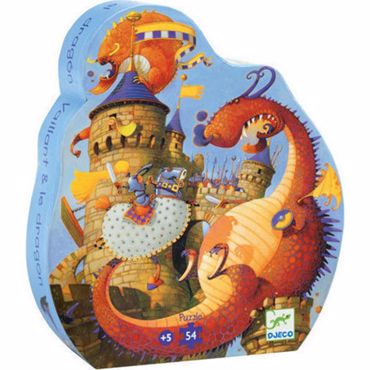DJECO PUZZLE VAILLANT AND THE DRAGON 54τεμ