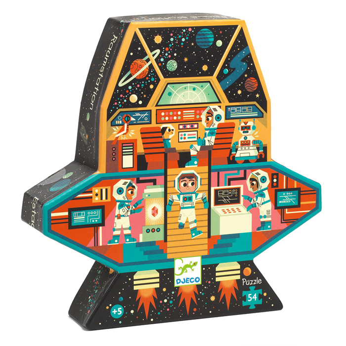 DJECO PUZZLE SPACE STATION 54tem