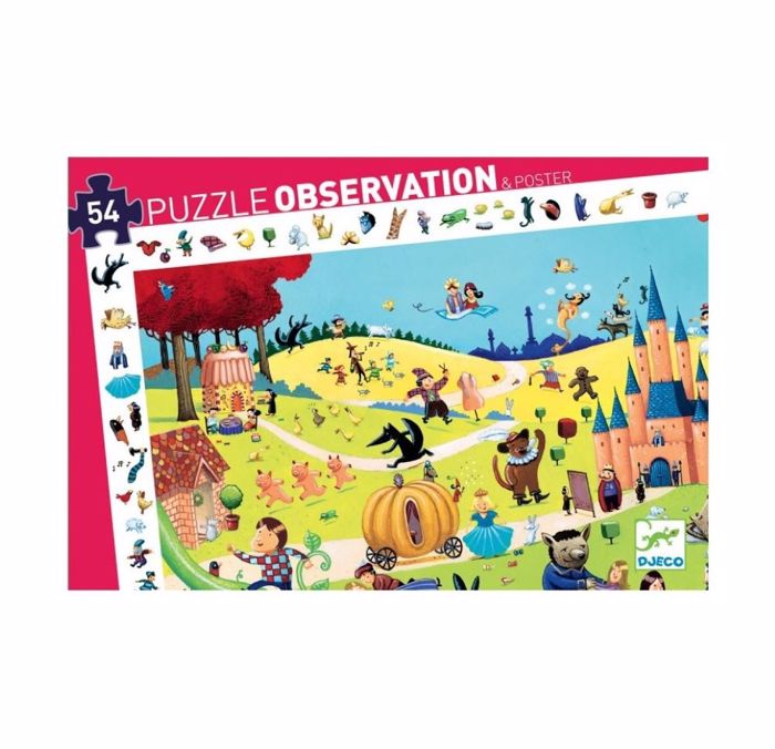 DJECO PUZZLE PARATIRITIKOTITAS ME AFISA- PARAMuThIA 54tmx