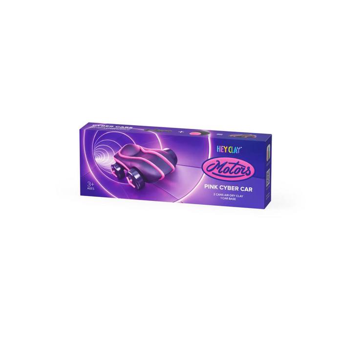 HEY CLAY MOTORS PINK CYBER CAR
