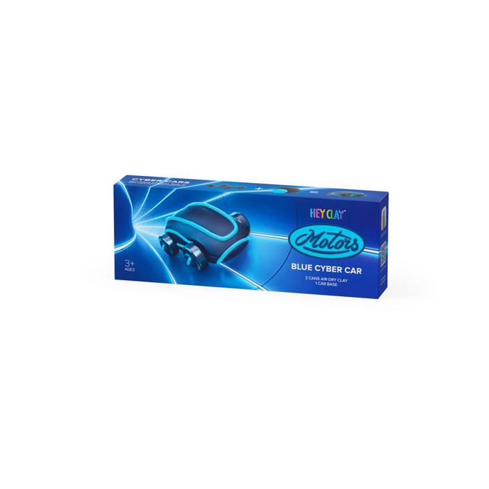 HEY CLAY MOTORS BLUE CYBER CAR