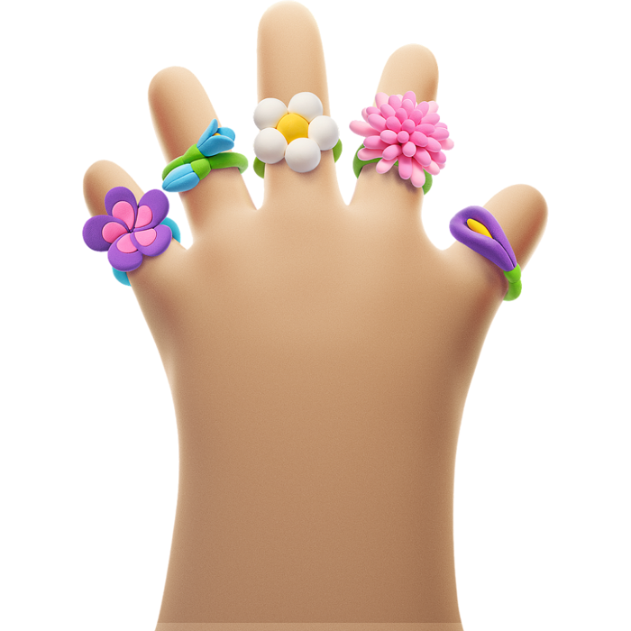 HEY CLAY BIJOU FLOWER RINGS