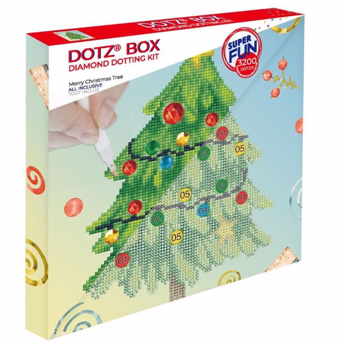 DIAMOND DOTZ KAMBADAKI 28*28CM MERRY CHRISTMAS TREE