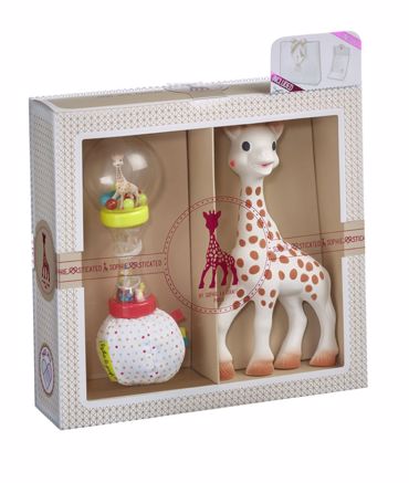 SOPHIE LA GIRAFE ΣΕΤ ΔΩΡΟΥ ΚΑΜΗΛΟΠΑΡΔΑΛΗ ΜΕ ΚΟΥΔΟΥΝΙΣΤΡΑ ΜΑΡΑΚΑ